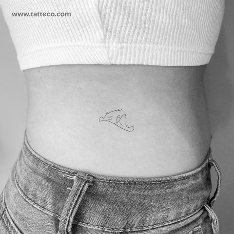 Cuddles Temporary Tattoo - Set of 3