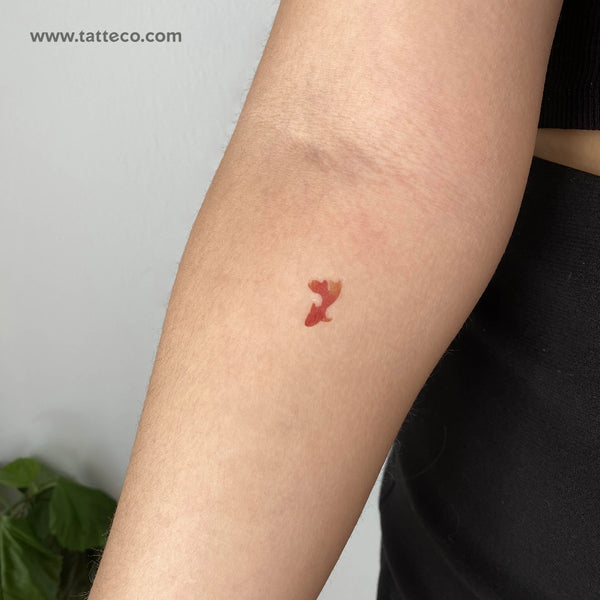 Goldfish Temporary Tattoo - Set of 3