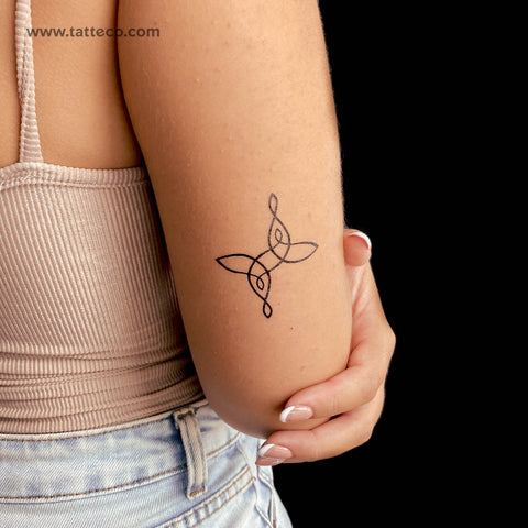 Family Symbol Temporary Tattoo - Set of 3