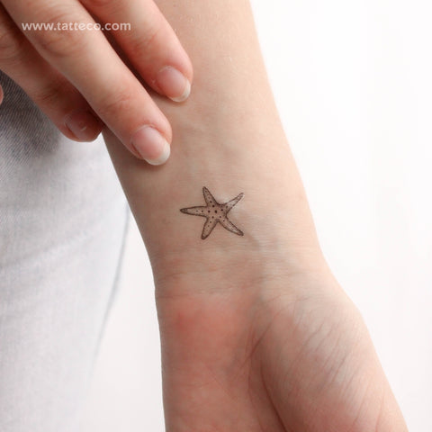 Sea Star Temporary Tattoo - Set of 3