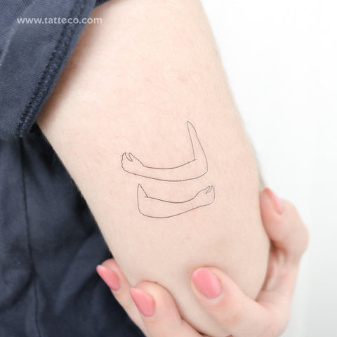 Empty Hug Temporary Tattoo - Set of 3