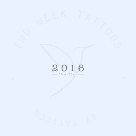 2016 Semi-Permanent Tattoo - Set of 2