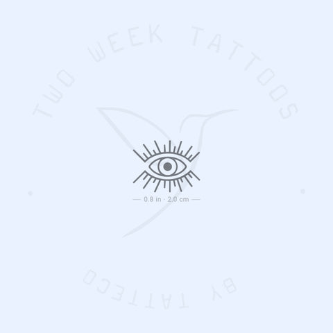 Evil Eye Semi-Permanent Tattoo - Set of 2