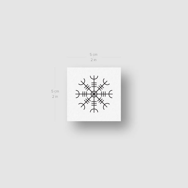 Aegishjalmur Temporary Tattoo - Set of 3