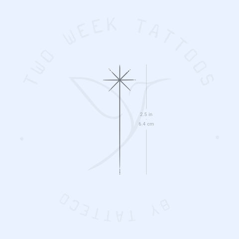 Shooting Star Semi-Permanent Tattoo - Set of 2