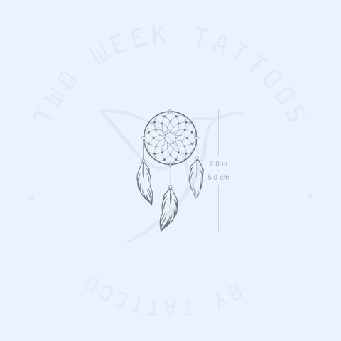 Dreamcatcher Semi-Permanent Tattoo - Set of 2