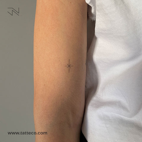 Morning Star Type I by Jakenowicz Temporary Tattoo - Set of 3