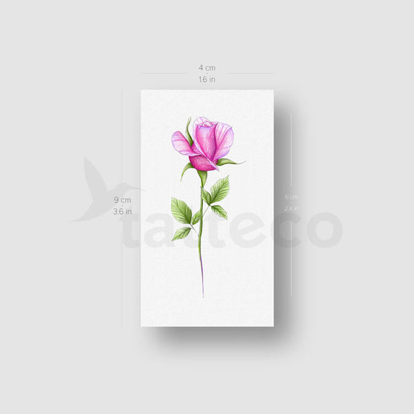 Three Roses Temporary Tattoo Set by Mini Lau - Set of 9