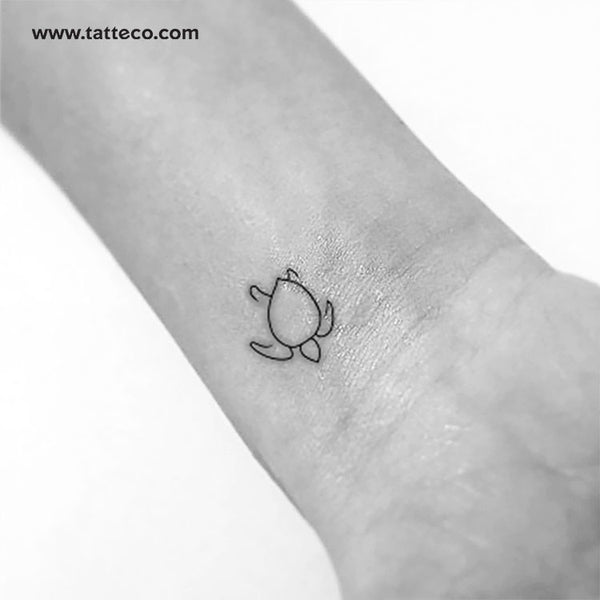 Turtle Temporary Tattoo - Set of 3